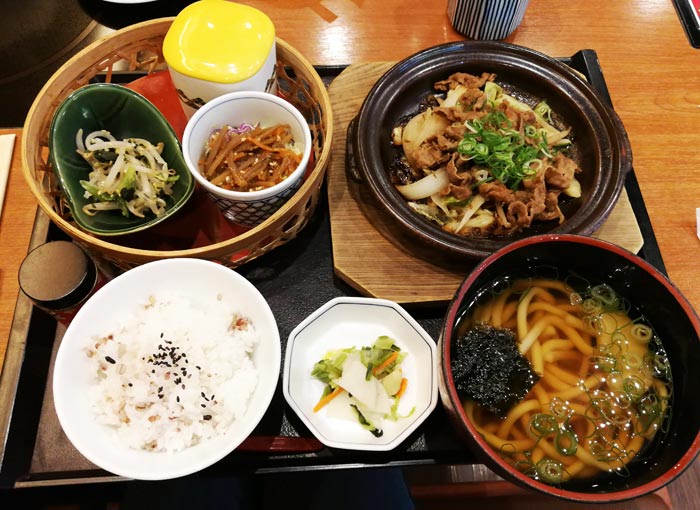 かごの屋の日替わりランチ