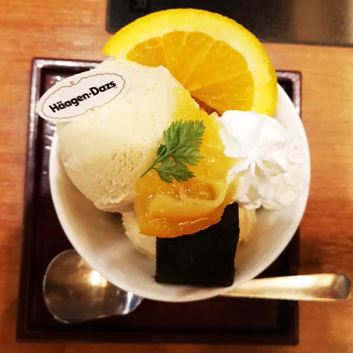 かごの屋の甘味ドリンクセット