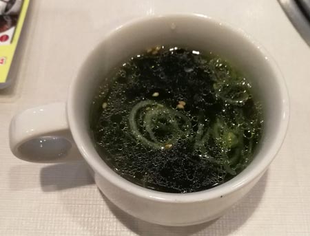 じゅうじゅうカルビのスープ